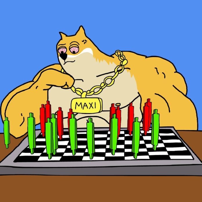 Най-добрите меме койни за инвестиция при спад през 2026 г. Maxi Doge