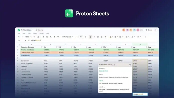 Proton представиха защитена алтернатива на Google Sheets и MS Excel Proton представиха защитена алтернатива на Google Sheets и MS Excel