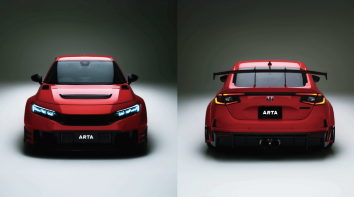 Honda Civic Type R ARTA Track Kit трансформира хот хеча Honda Civic Type R ARTA Track Kit трансформира хот хеча в шосеен автомобил