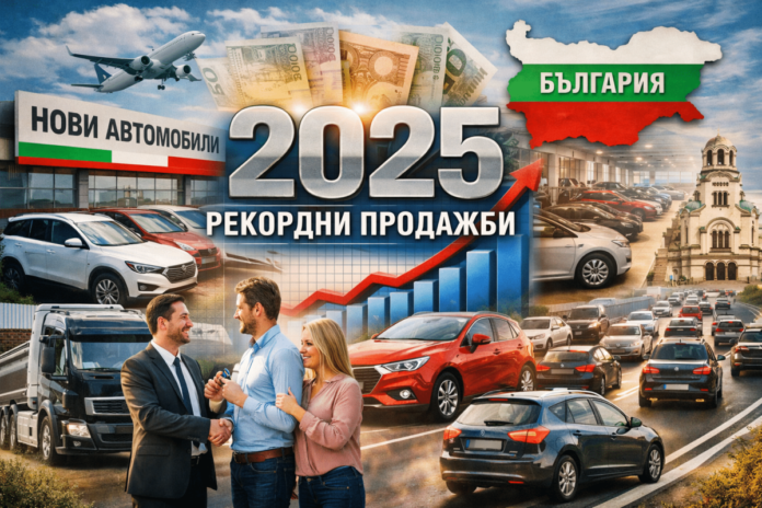 2025 г. - Най-силната година за пазара на нови автомобили 2025 г. - Най-силната година за пазара на нови автомобили в България!
